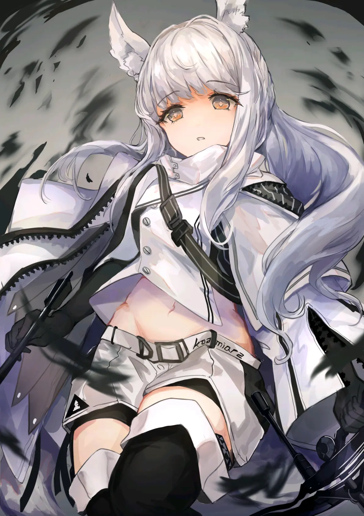 二少女原神明日方舟插画八十二