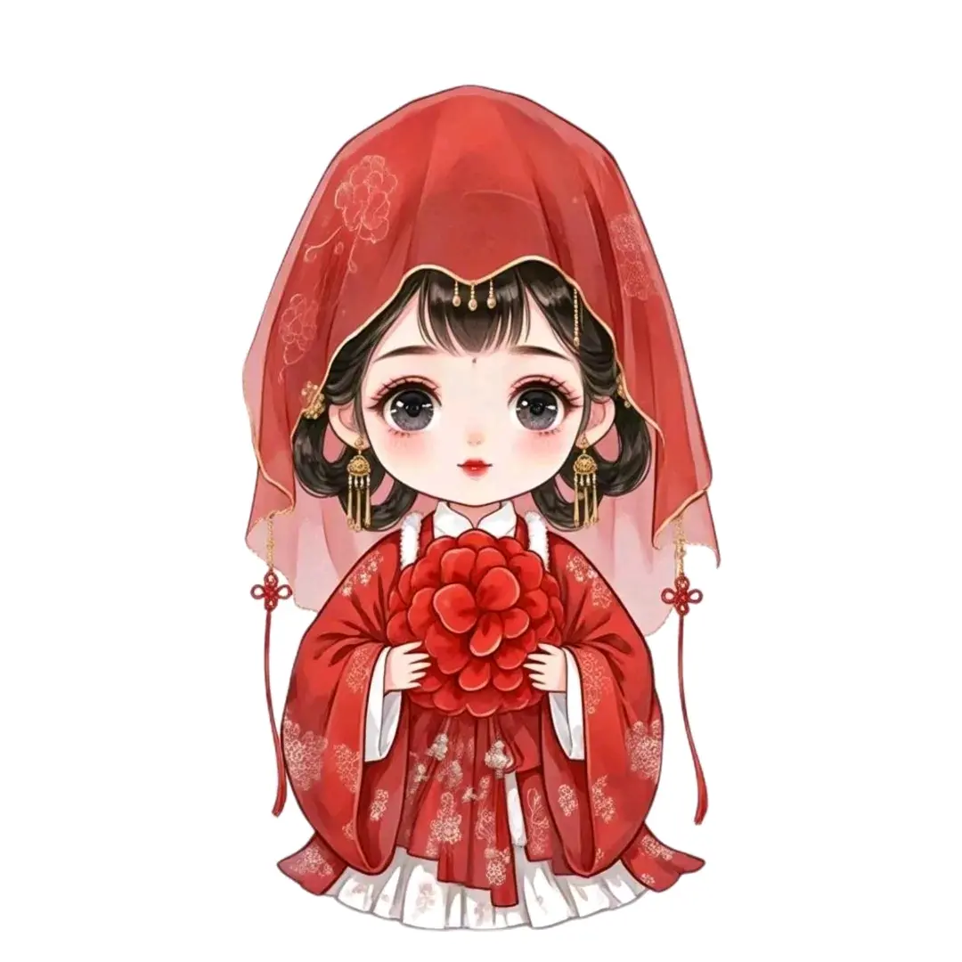 古风新人喜庆头像