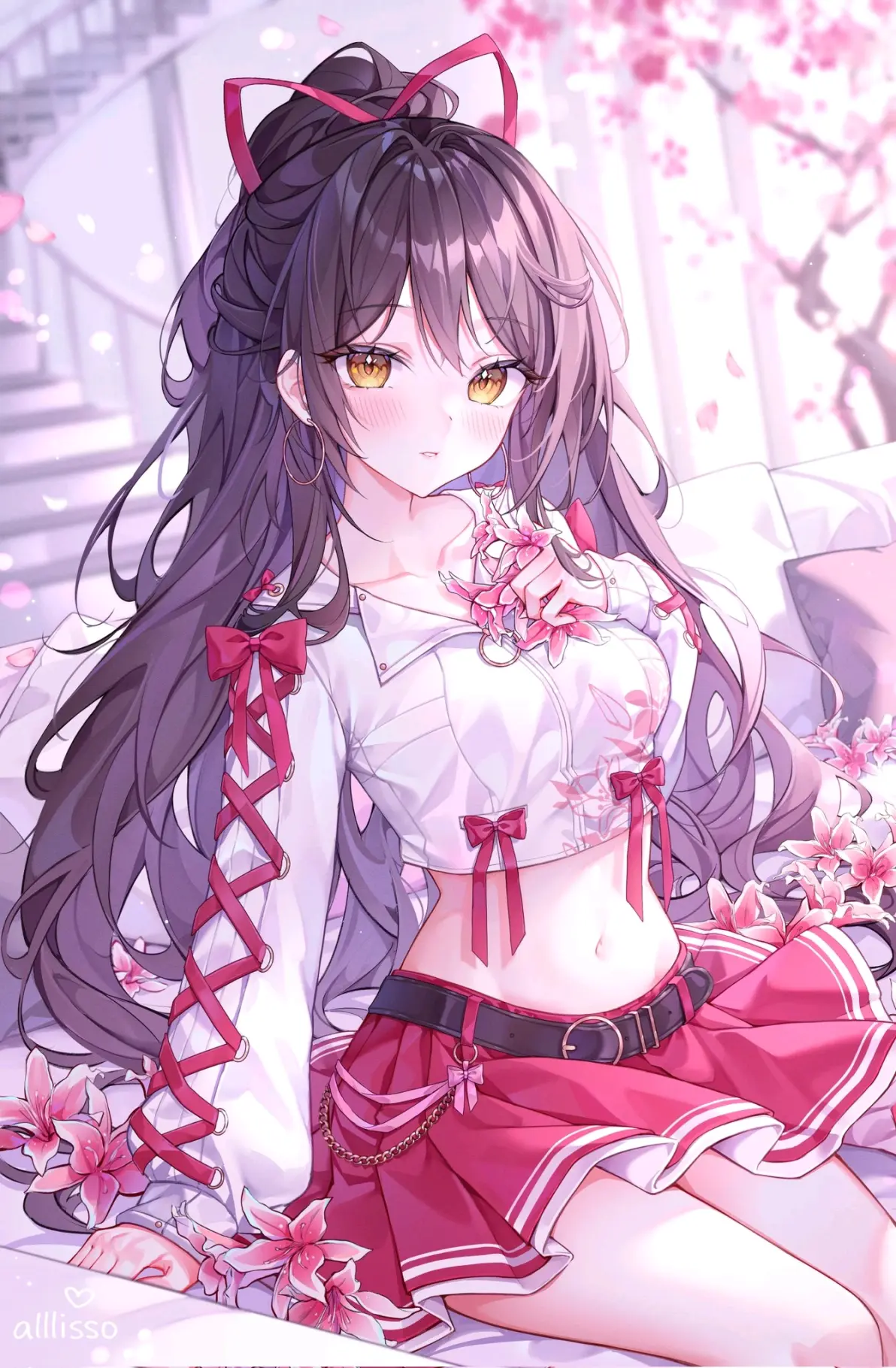 二次元可爱美少女