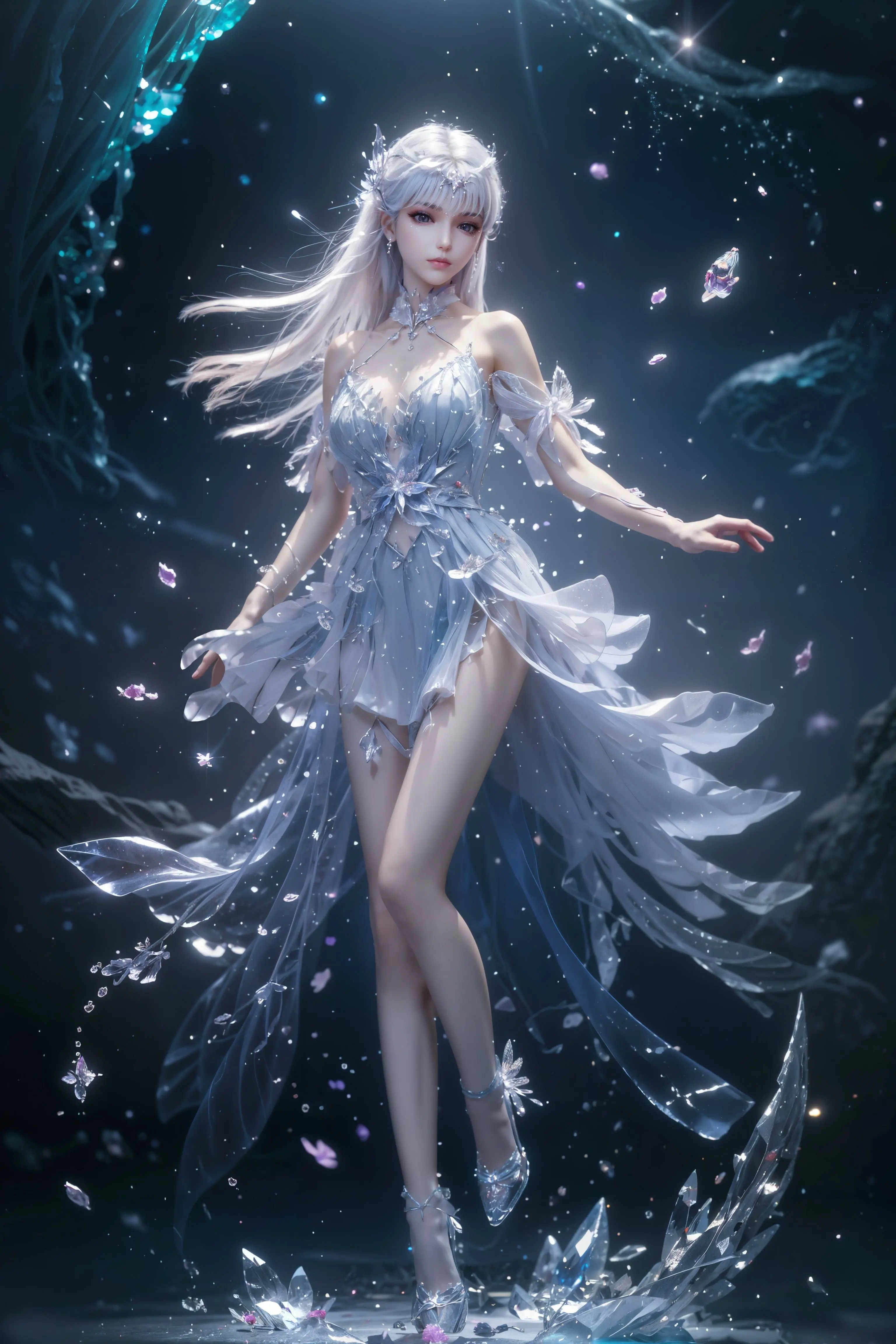 国漫神印王座 圣采儿ai图集绘画二次元手机电脑高清壁纸