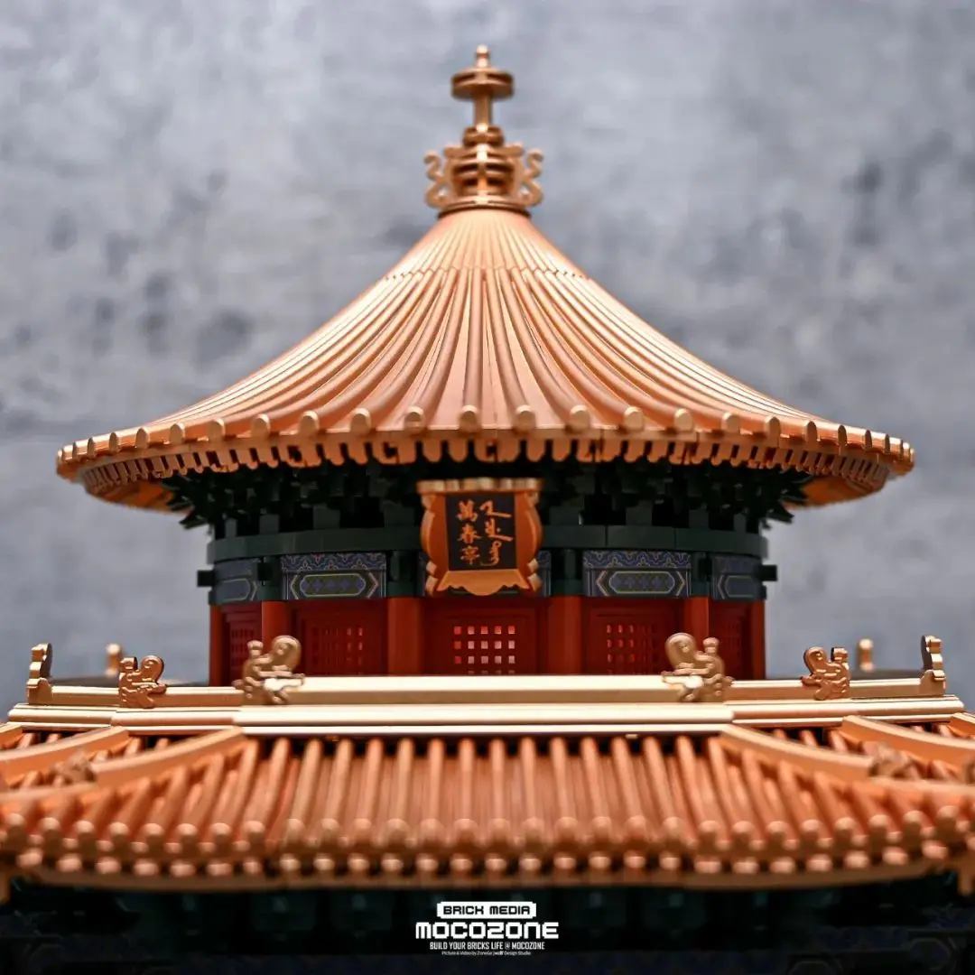 御花园千秋亭!中式榫卯积木太有感觉了!