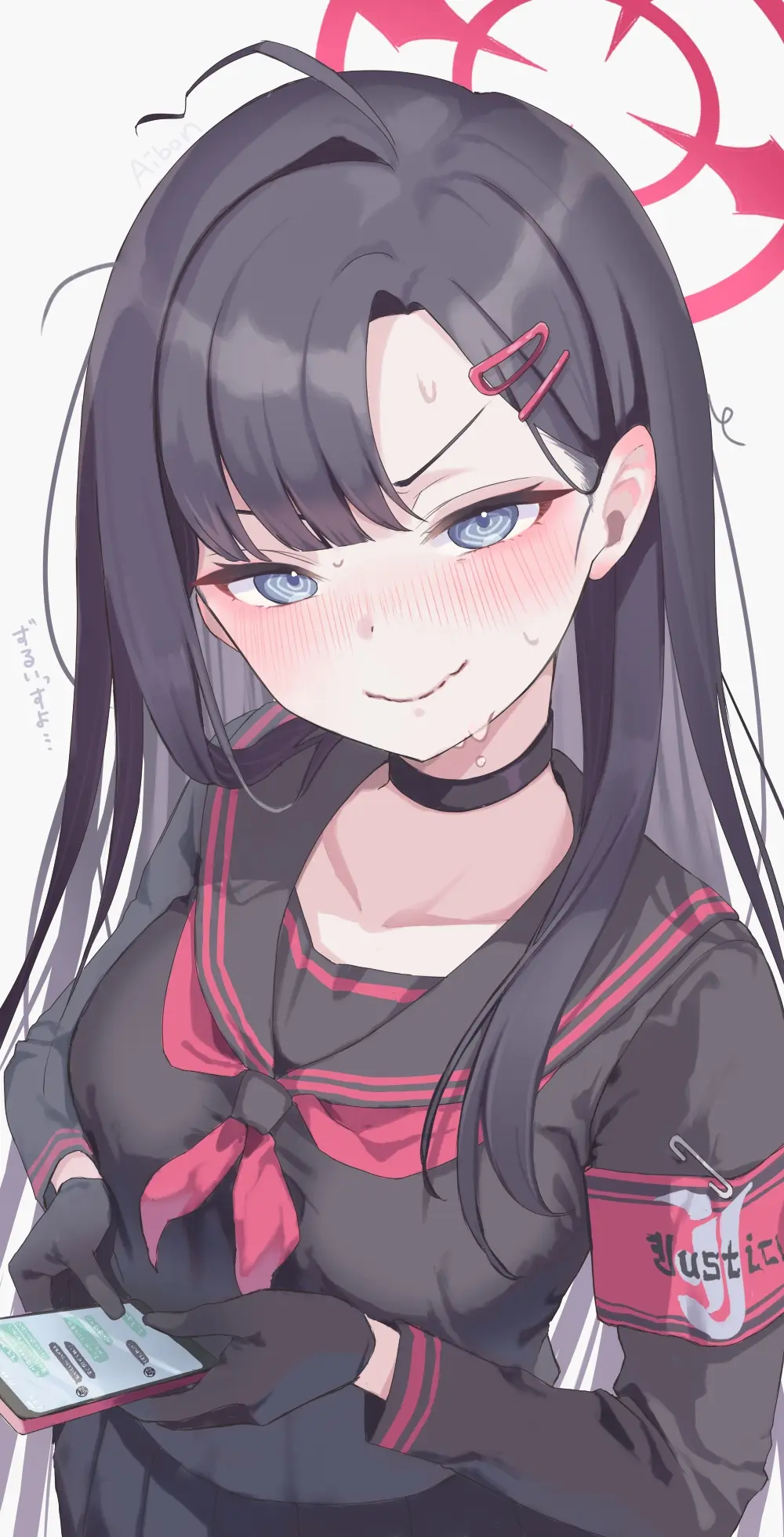 通红的脸颊 - 脸红女子插画特辑    2024.06.18