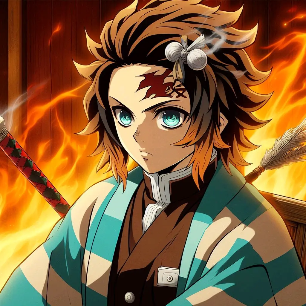 【鬼灭之刃】灶门炭治郎 头像无水印