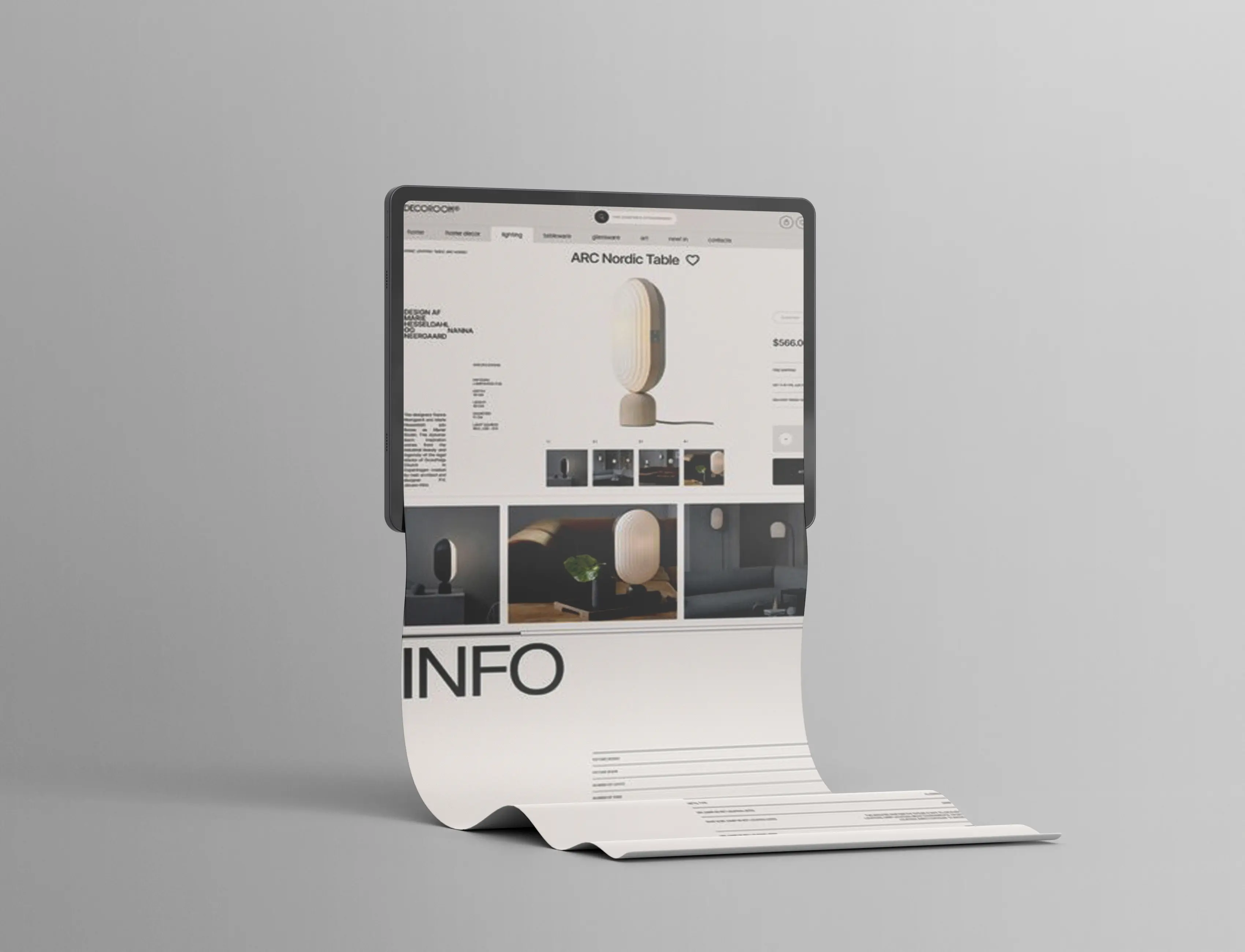 【1629期】这样高级的长屏滚动ipad平板素材样机还是第一次见!