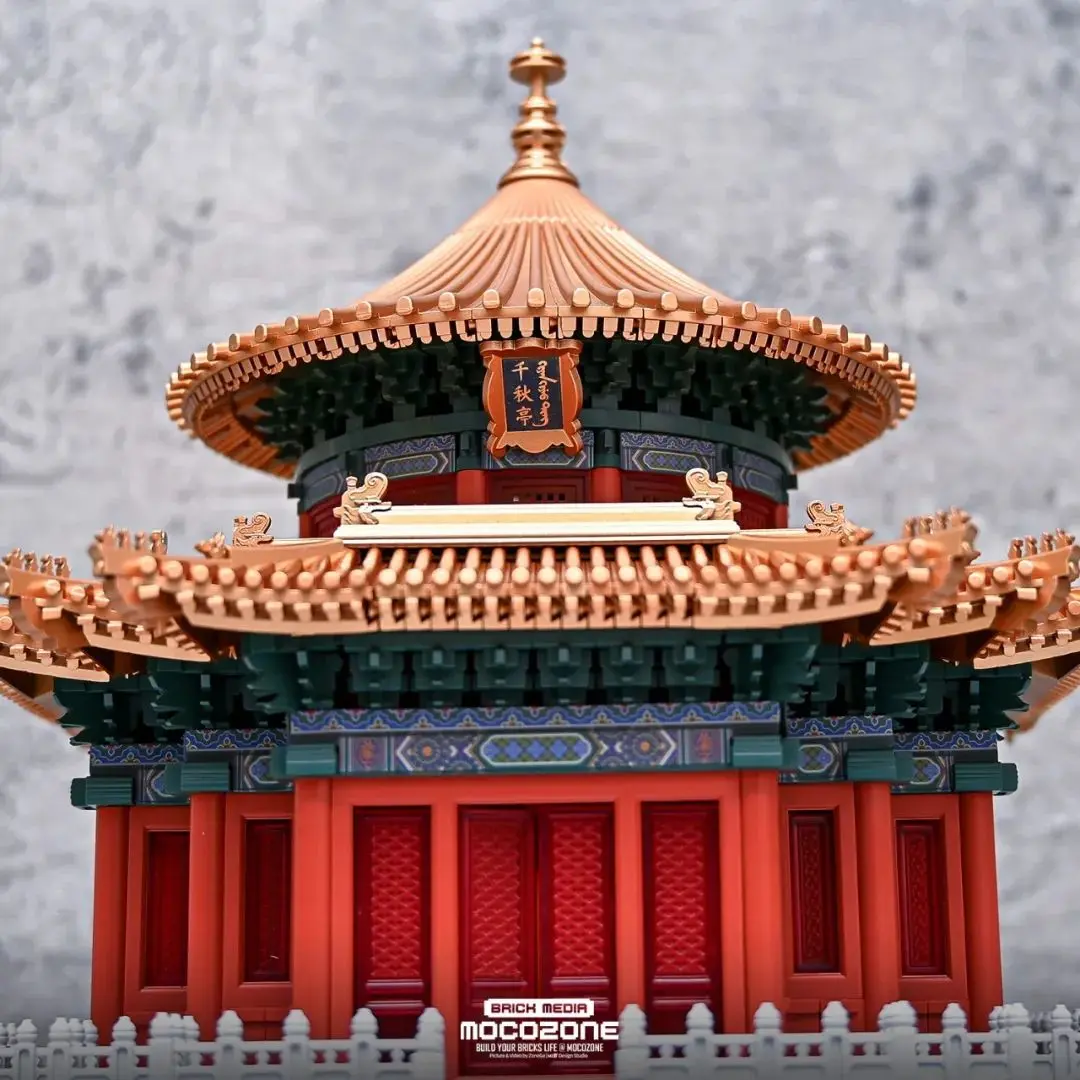 御花园千秋亭!中式榫卯积木太有感觉了!