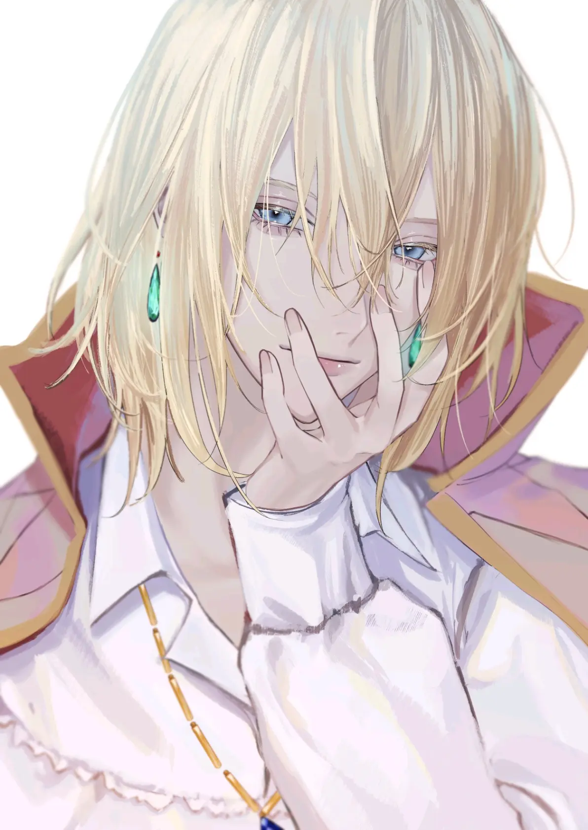 金发男子插画特辑