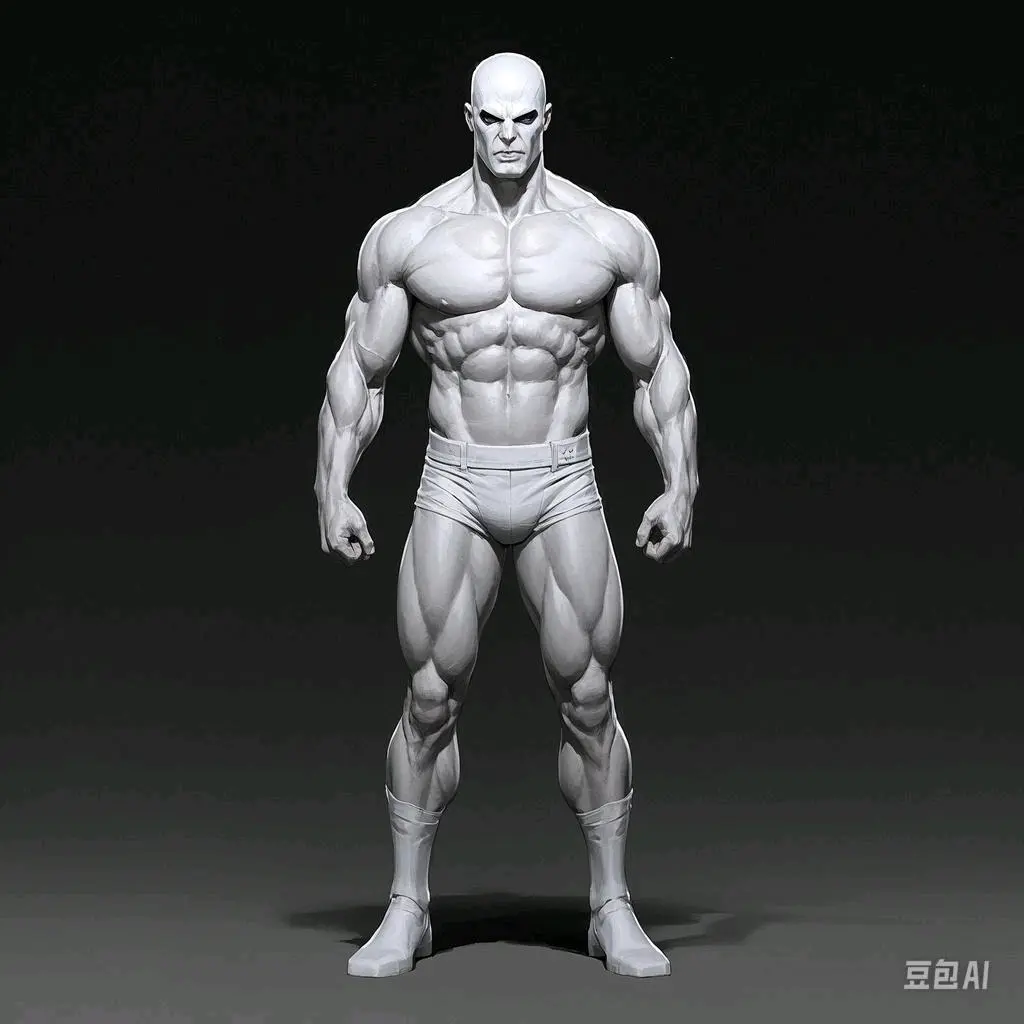 ai生成画(肌肉男/吸血鬼)