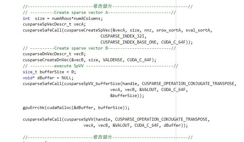 cusparse 复数稀疏向量（sparse）内积Matlab mex实现问题 - 哔哩哔哩