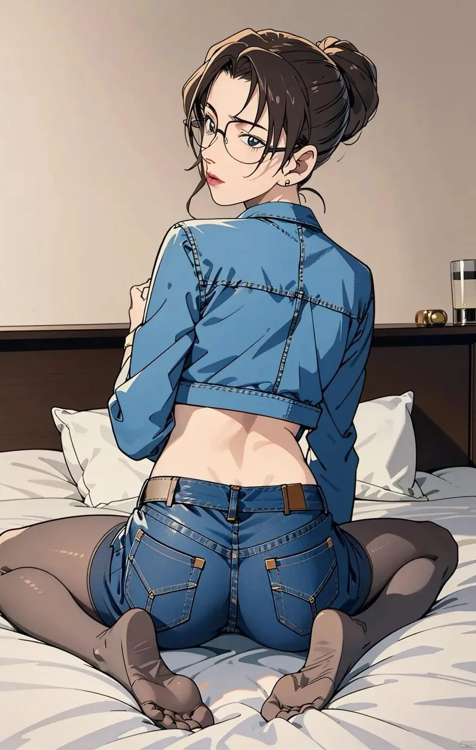 当《名侦探柯南》里小兰的妈妈穿上黑丝,那优雅迷人的气质,一下就出来