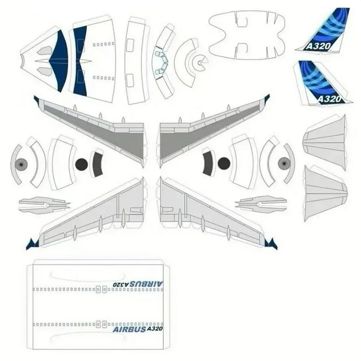 飞机纸模图纸大放送,一个关注即可拿走