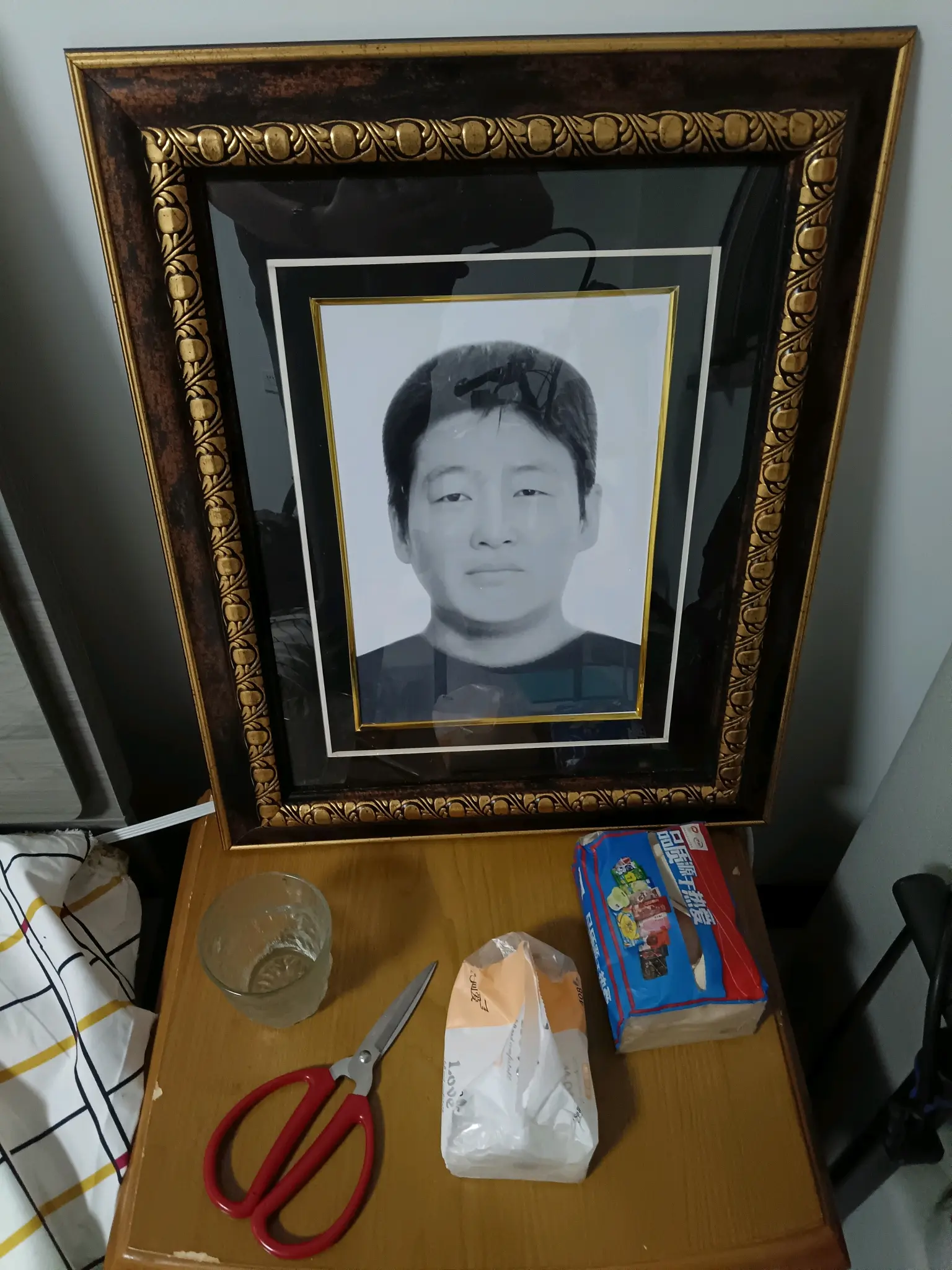 母亲王静彬遗像