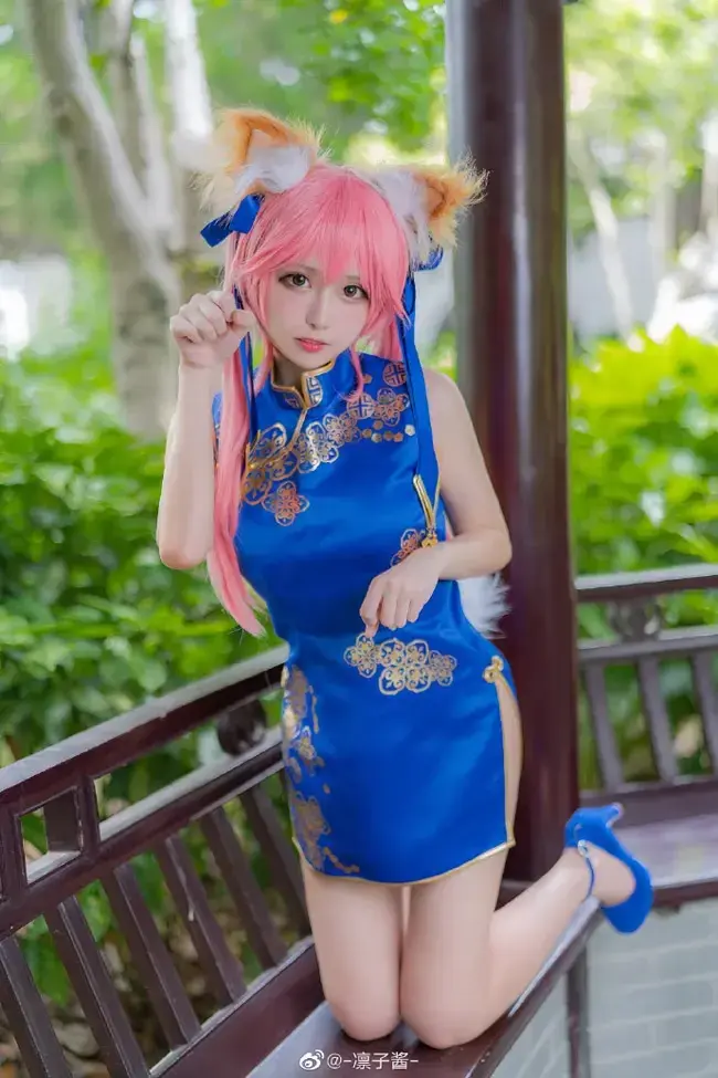 【cos正片】fate extra 玉藻前旗袍cos cn凛子酱 - 哔哩哔哩