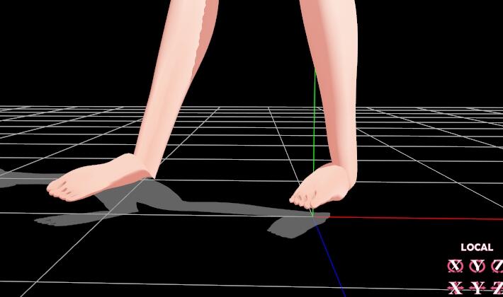 MMD小教程 完美修复mmd模型动作崴脚问题 - 哔哩哔哩