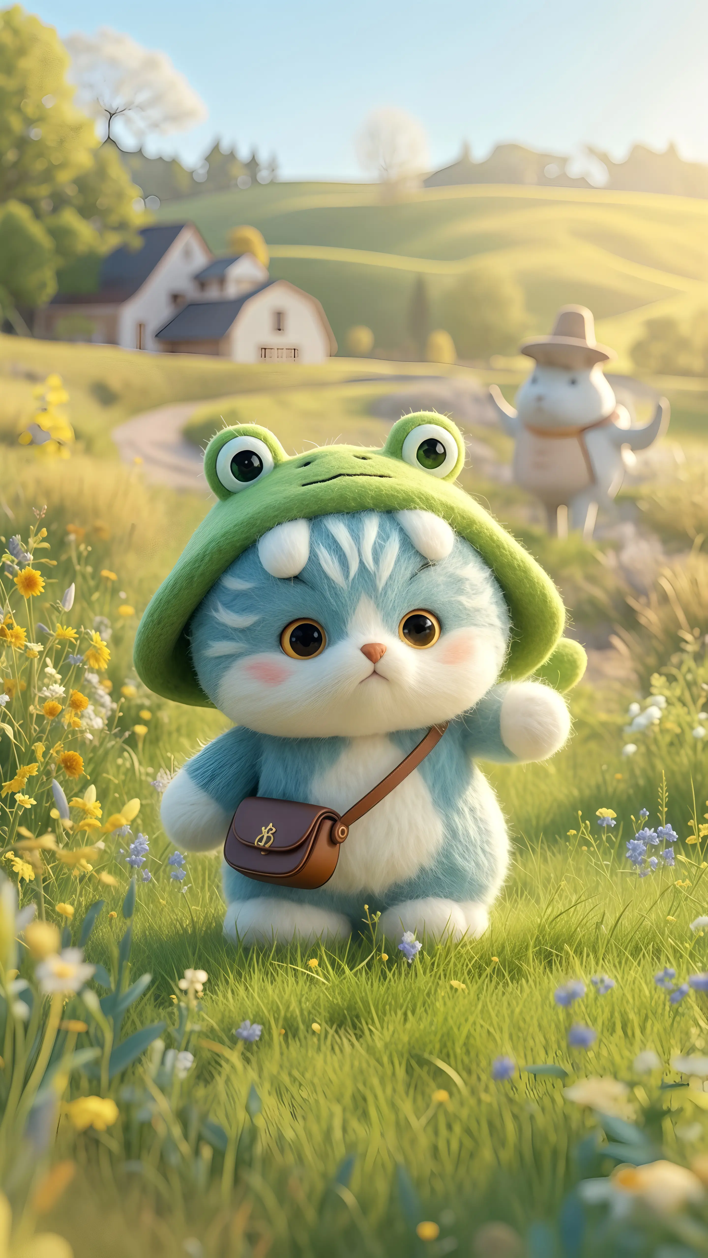 治愈系动漫手机壁纸分享:小猫咪,小熊猫,哪个最可爱呢