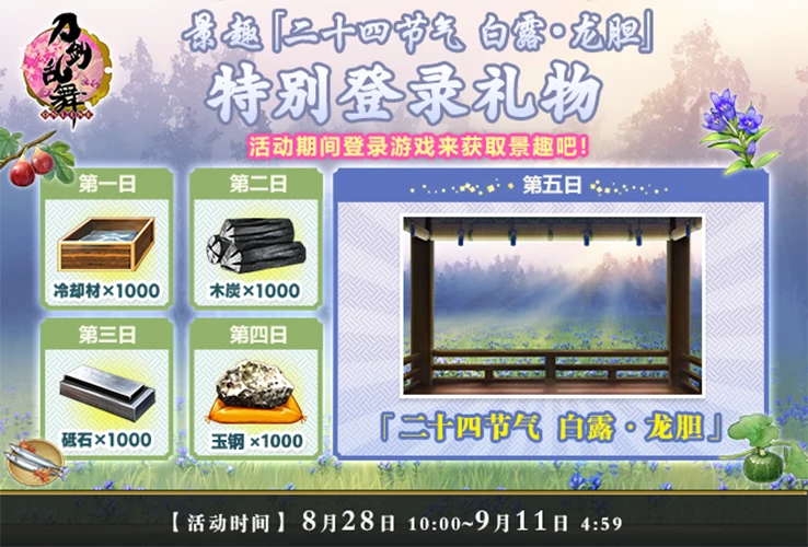 8月28日更新公告 「姬鹤一文字」登场「战力扩充计划」 8.5周年赠8.5万小判 - 哔哩哔哩