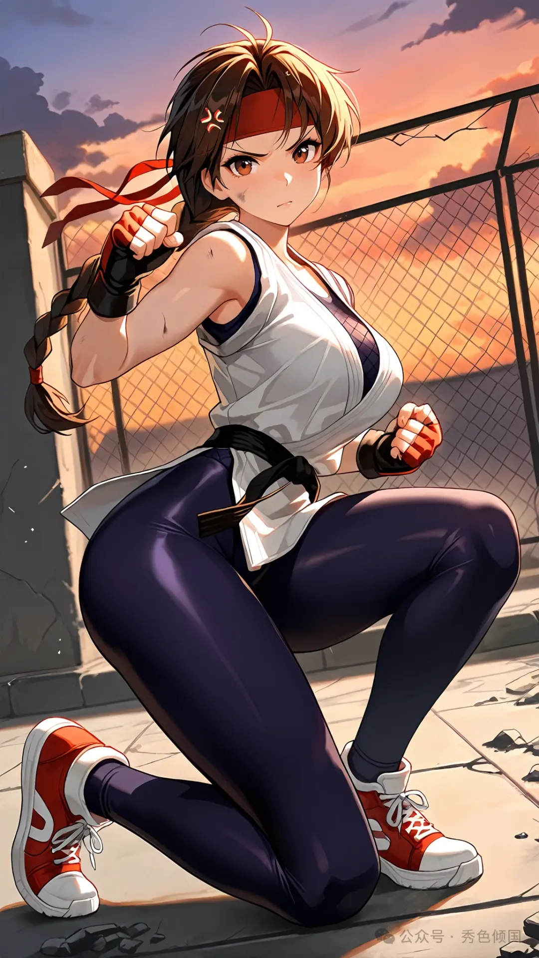 奔放的飞燕坂崎百合from《拳皇kof》