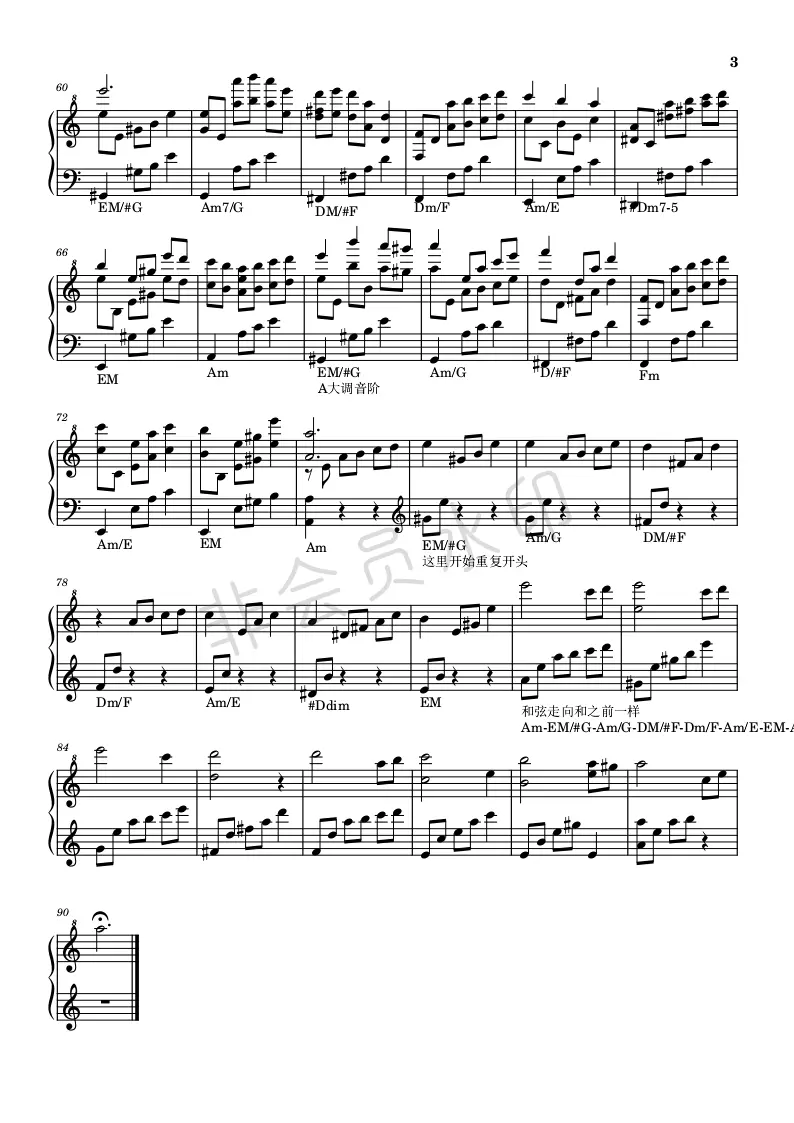 以及musescore输出时有一点错位x钢琴谱参考了这个视频