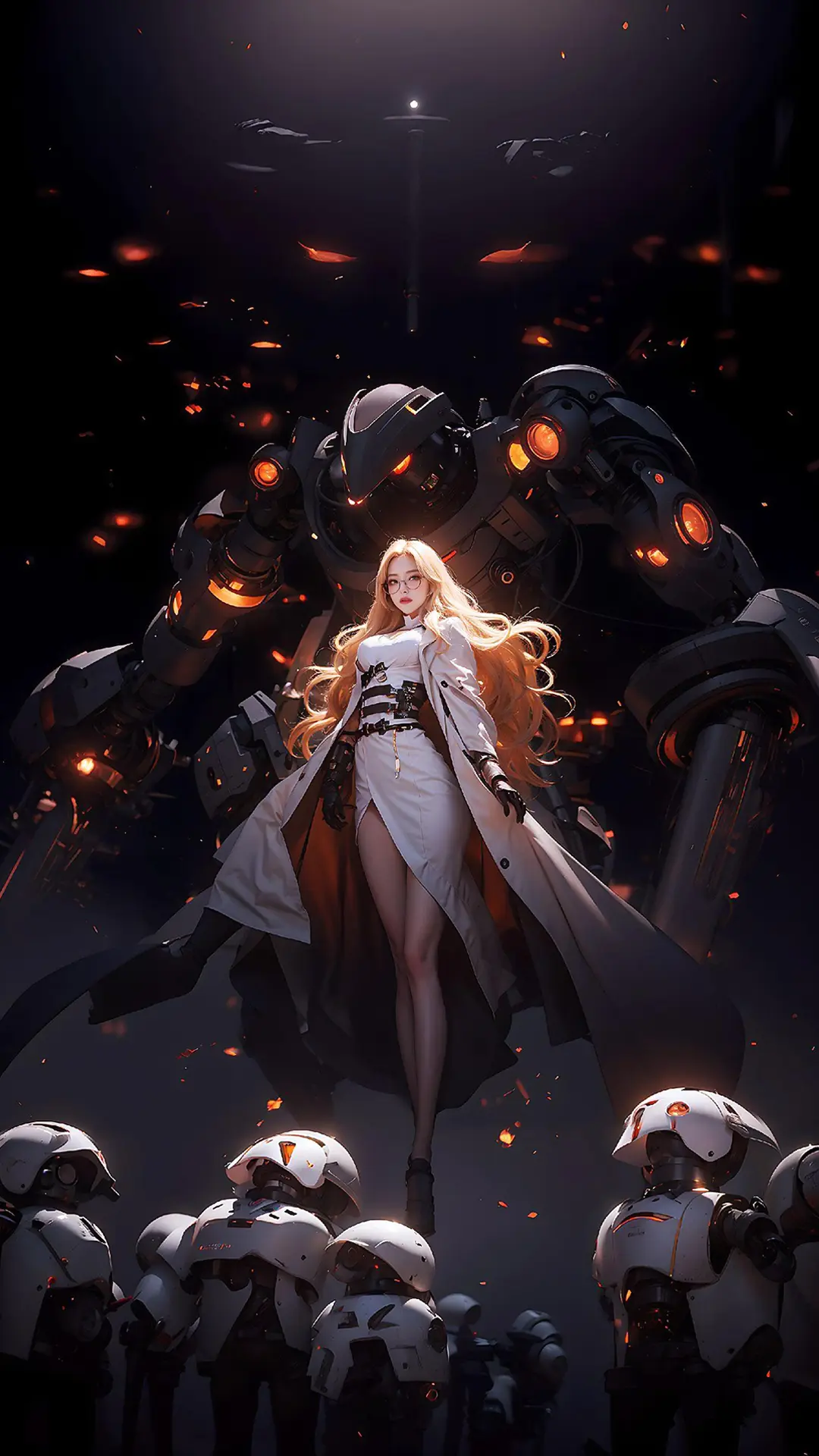 动漫女神ai绘画|《地下城与勇士》女机械师4k高清手机壁纸