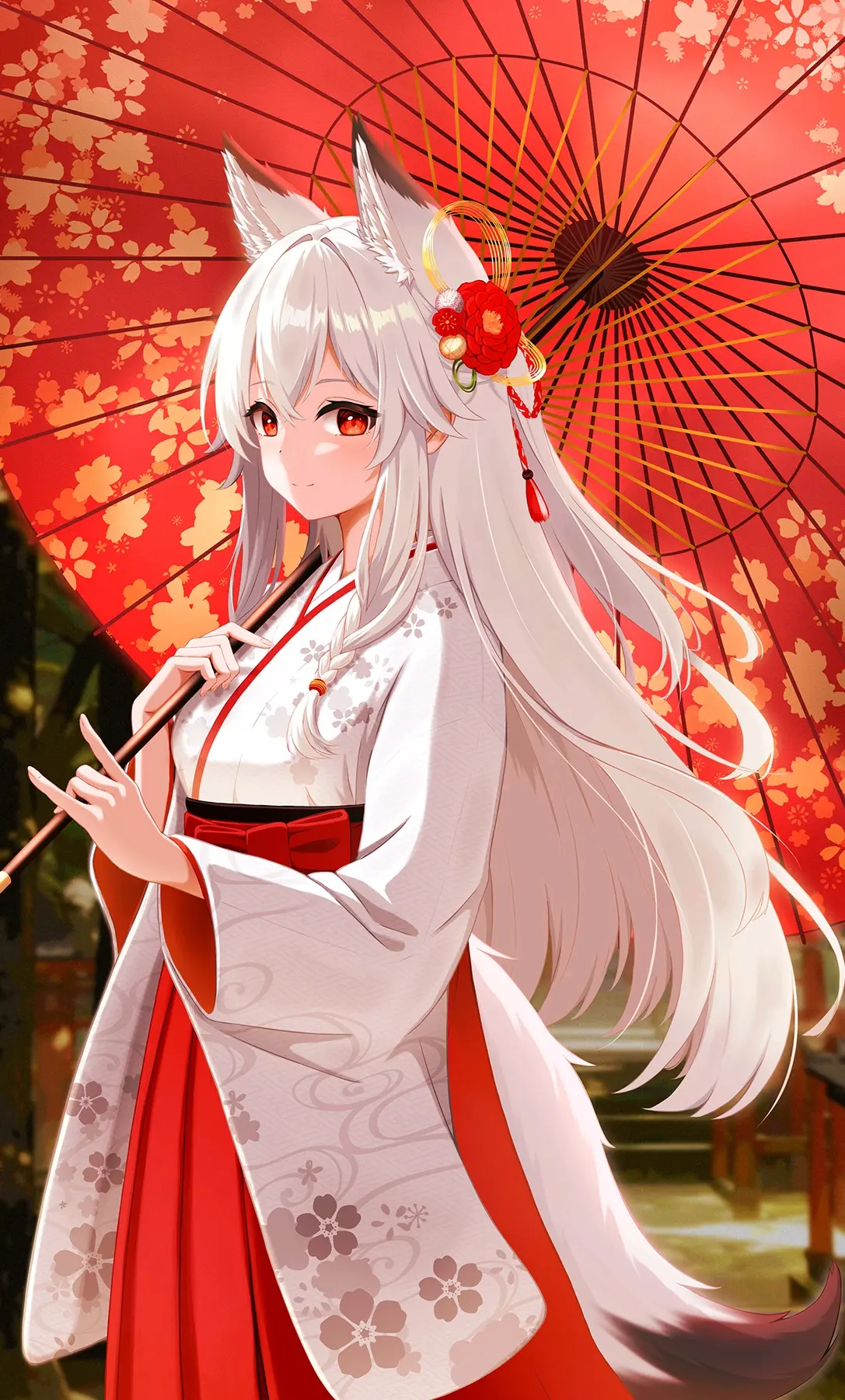 优雅和风日式油纸伞插画特辑20240526