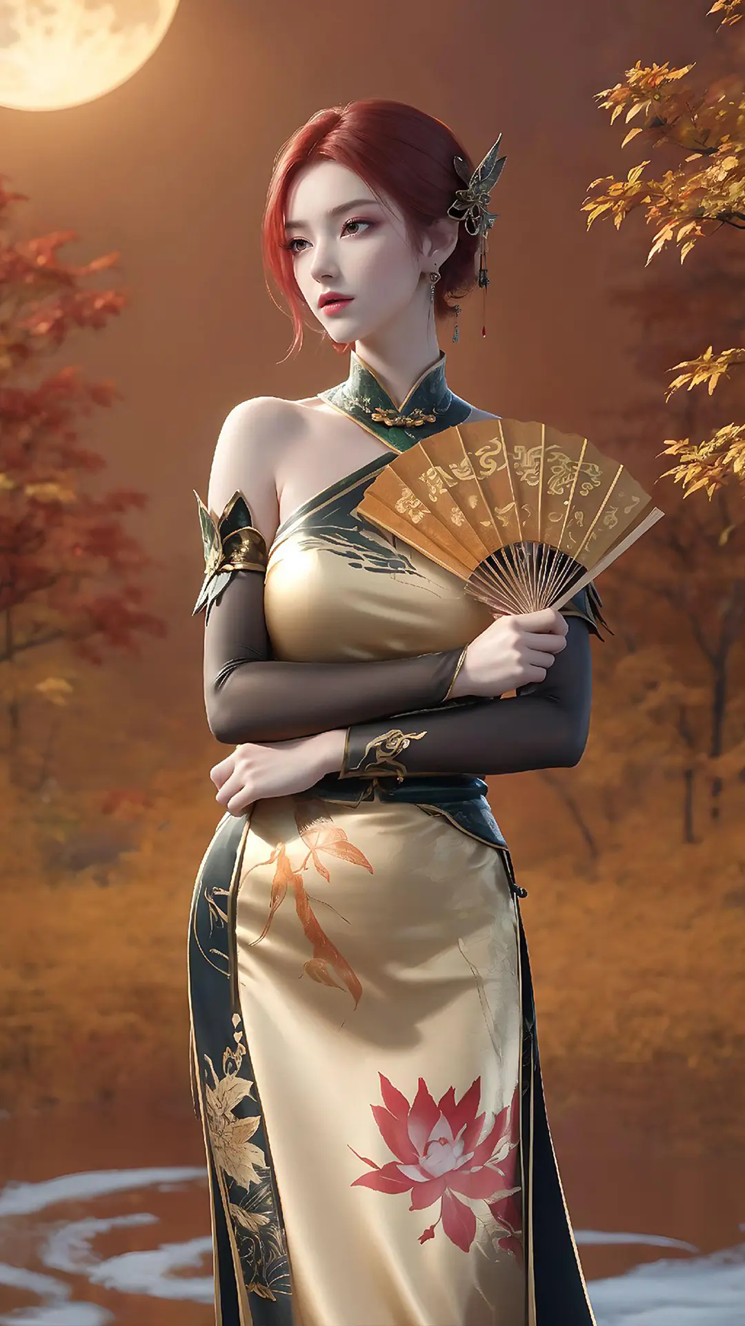 《斗破苍穹》国漫女神雅妃ai绘画:颜值逆天,难怪萧炎会心动