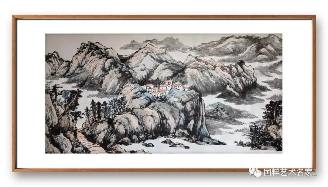 欣赏画家文子千先生创作的水墨画作品,让人感到一种立体的震撼和感染