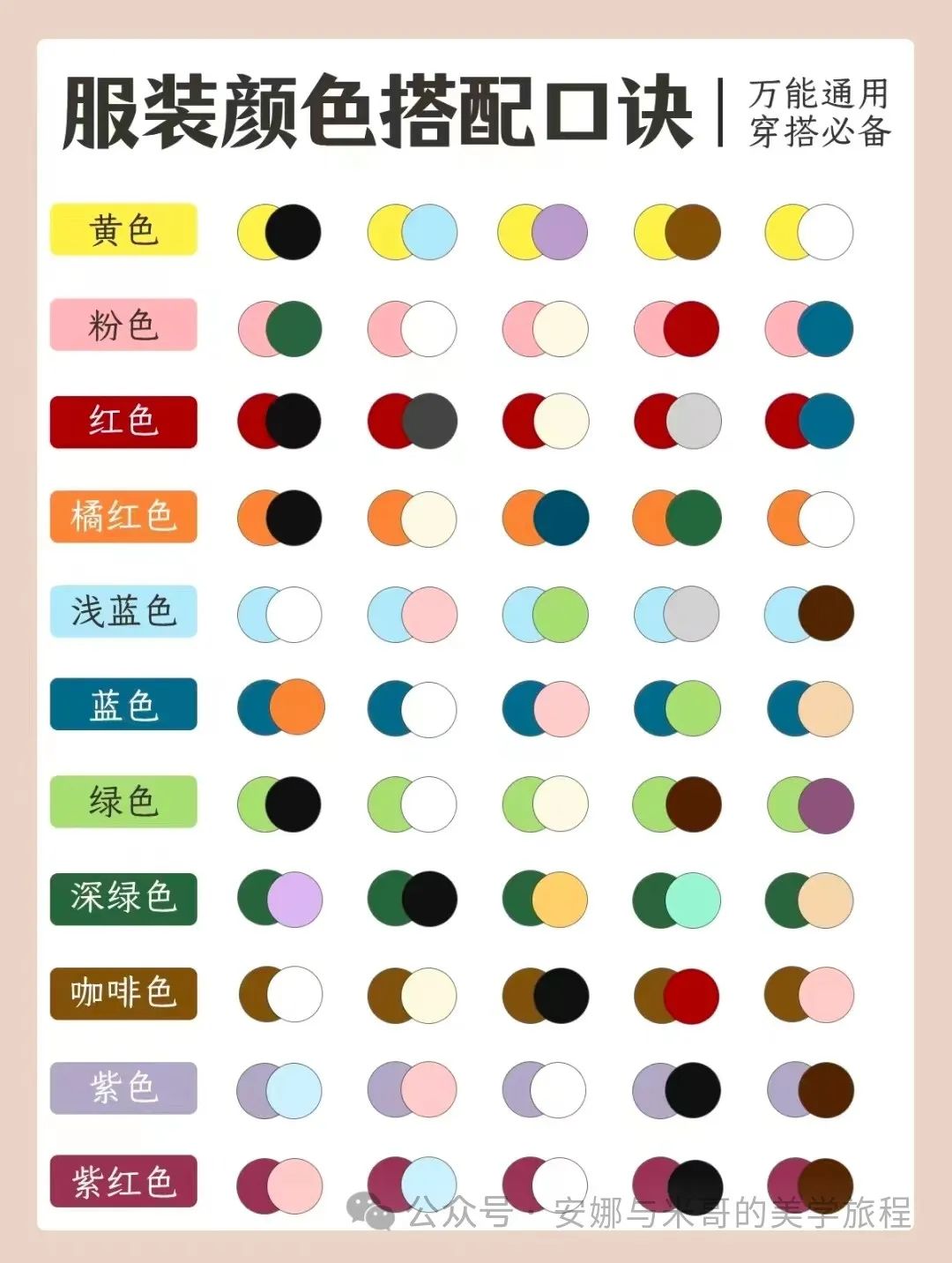 穿搭配色秘籍大公开！这些公式，先收藏总能用到 - 哔哩哔哩