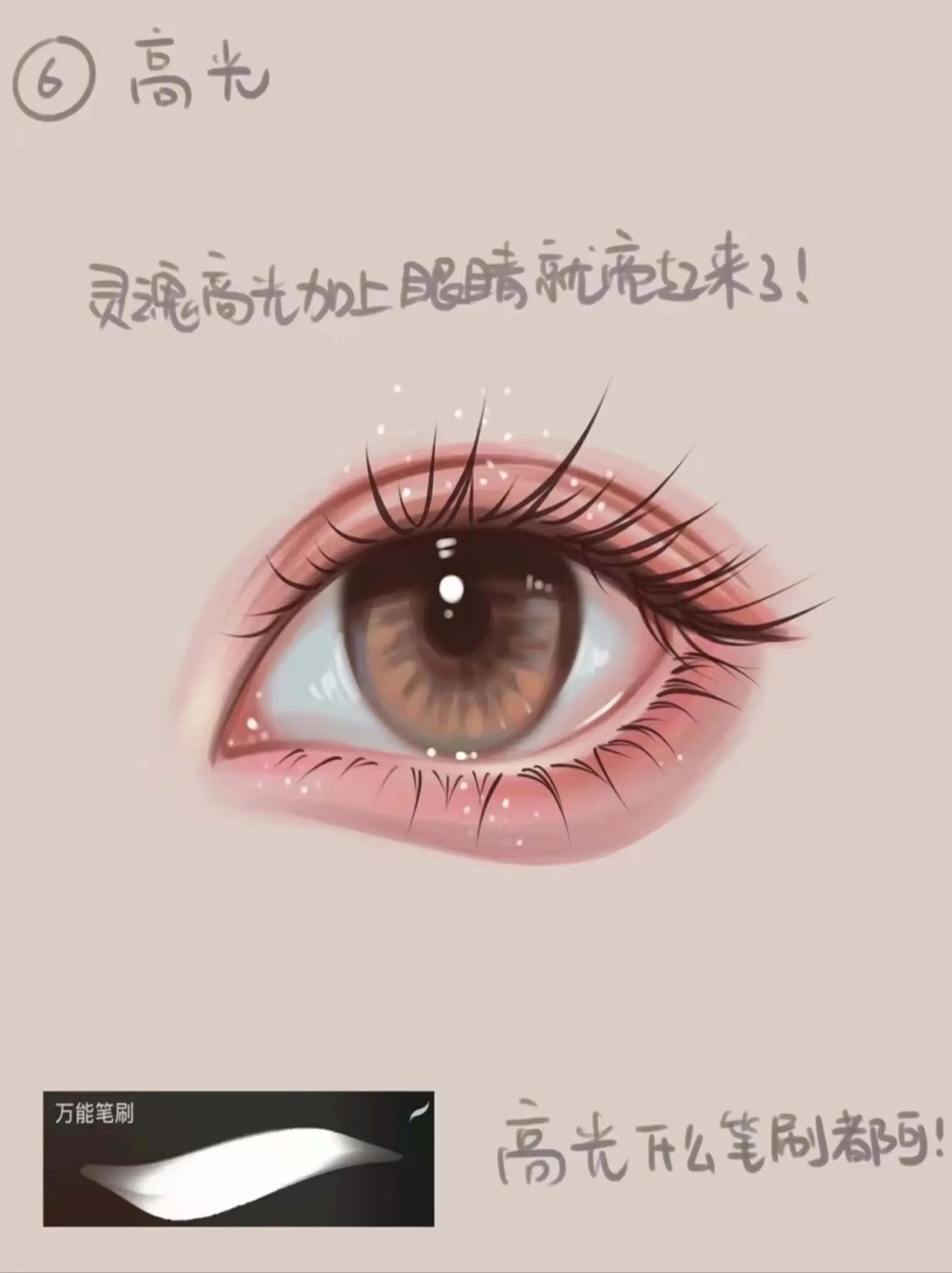 【板绘眼睛】零基础小白都适用的眼睛教程