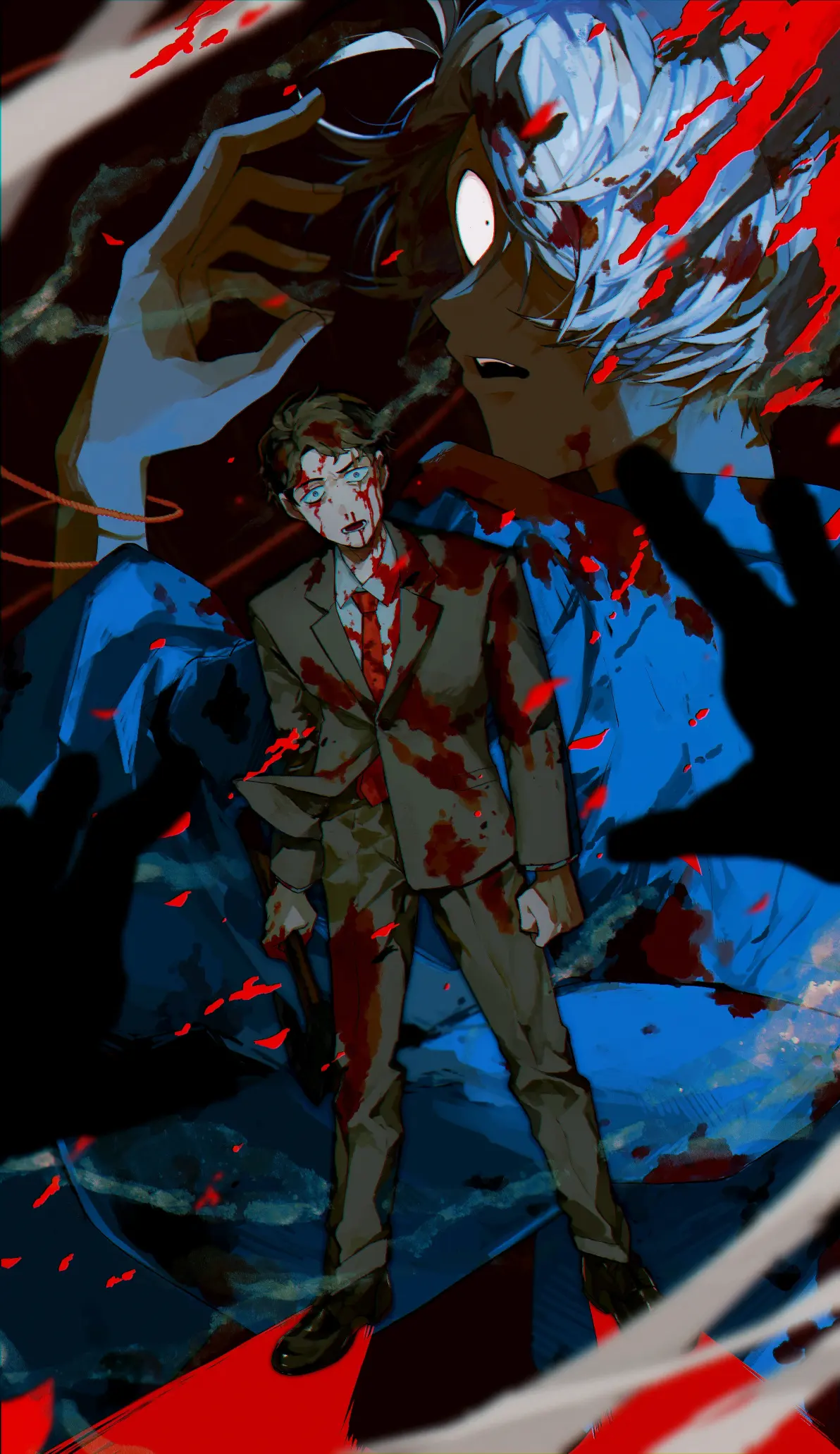 小心慎入逼真临场感回溅血迹插画特辑20240405