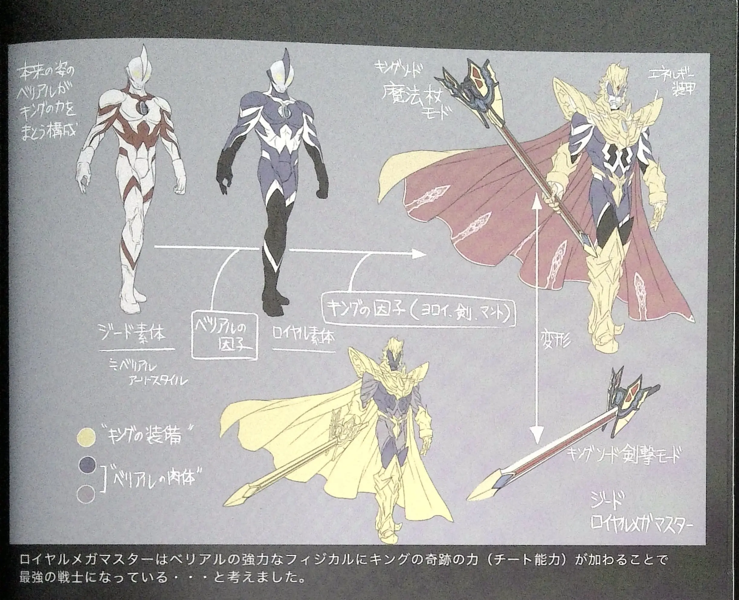 画师:黑田朝生重绘捷德奥特曼与贝利亚解析