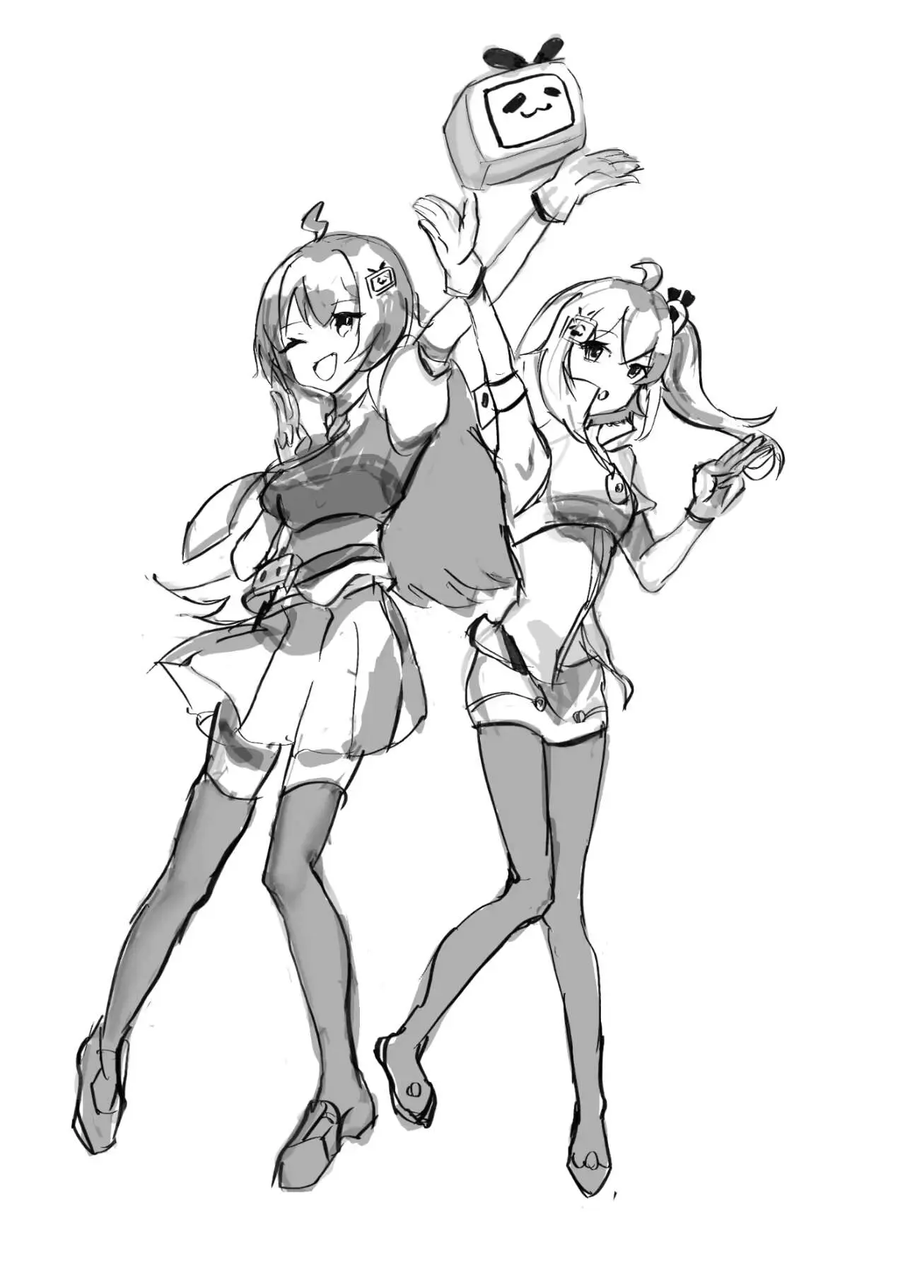 新鲜出炉的2233娘!