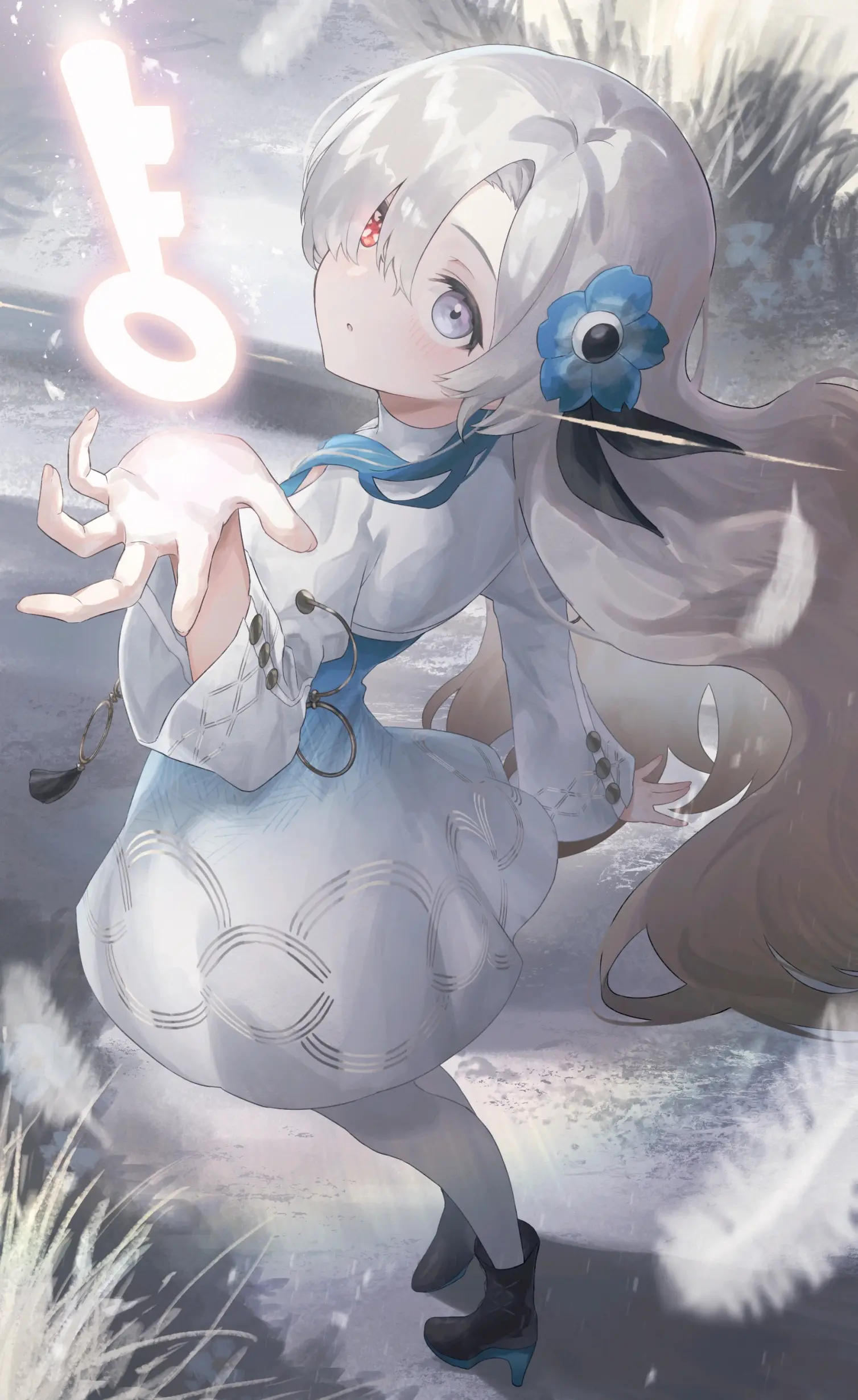 异色瞳女子插画特辑