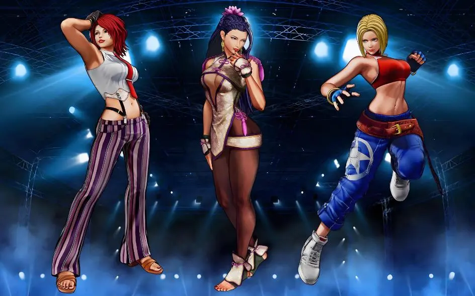 《拳皇》女性格斗家队,究竟换过多少人?除了爆衣队你还记得哪个