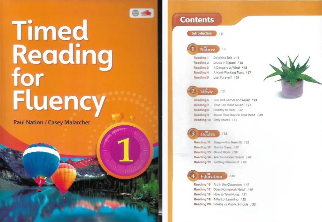 Timed reading for fluency 1 4 