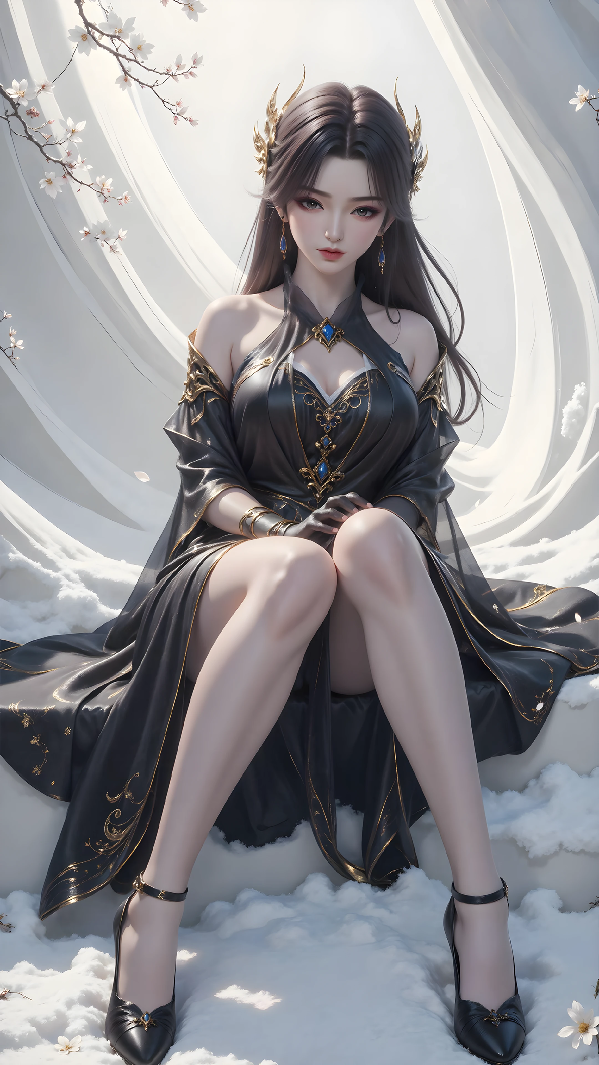 斗破苍穹AI壁纸：曹颖颜值是真的高，艳丽如花，肤白貌美！ - 哔哩哔哩