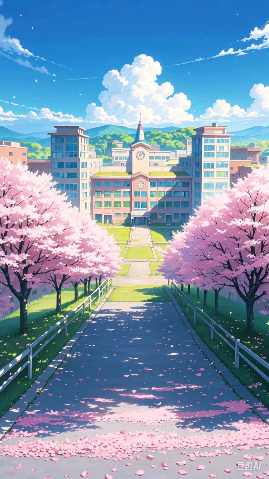 动漫桃花林场景图集