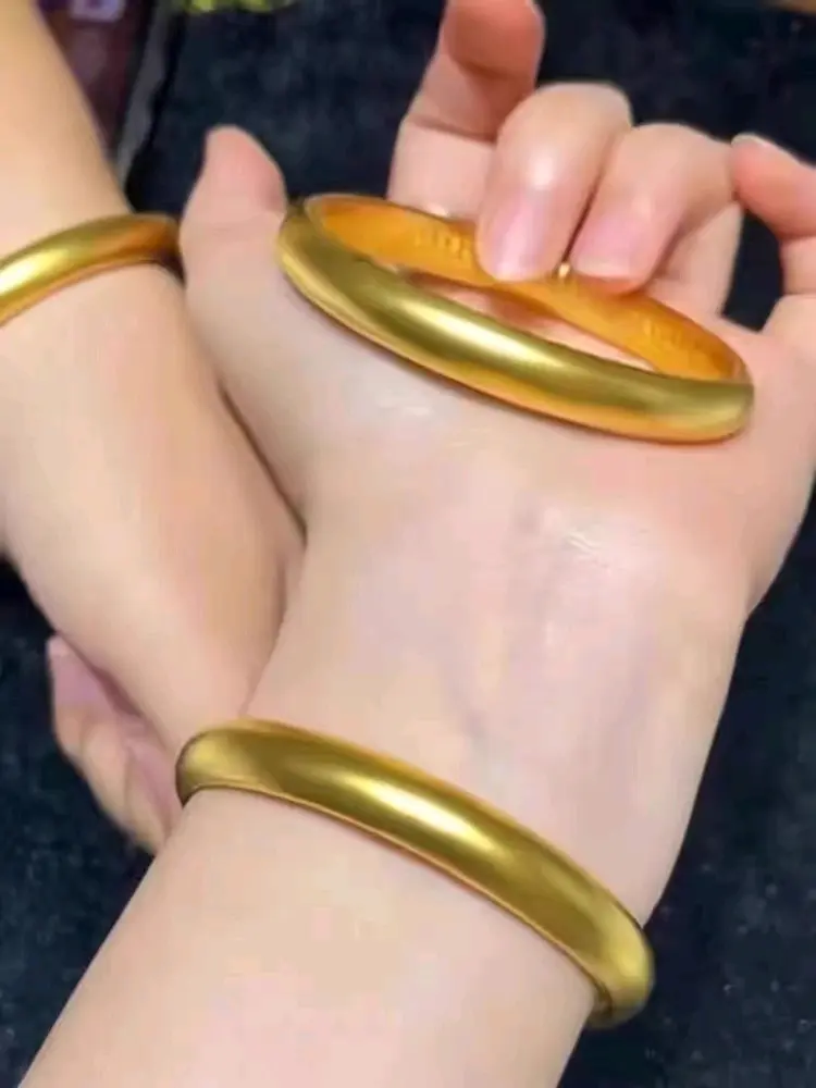 黄金泥鳅背手镯