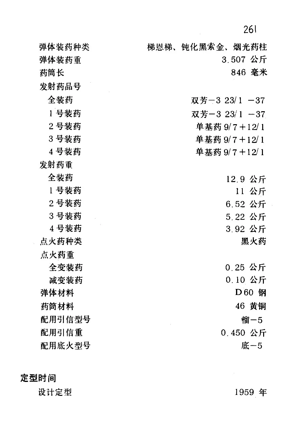 130加农炮炮弹参数