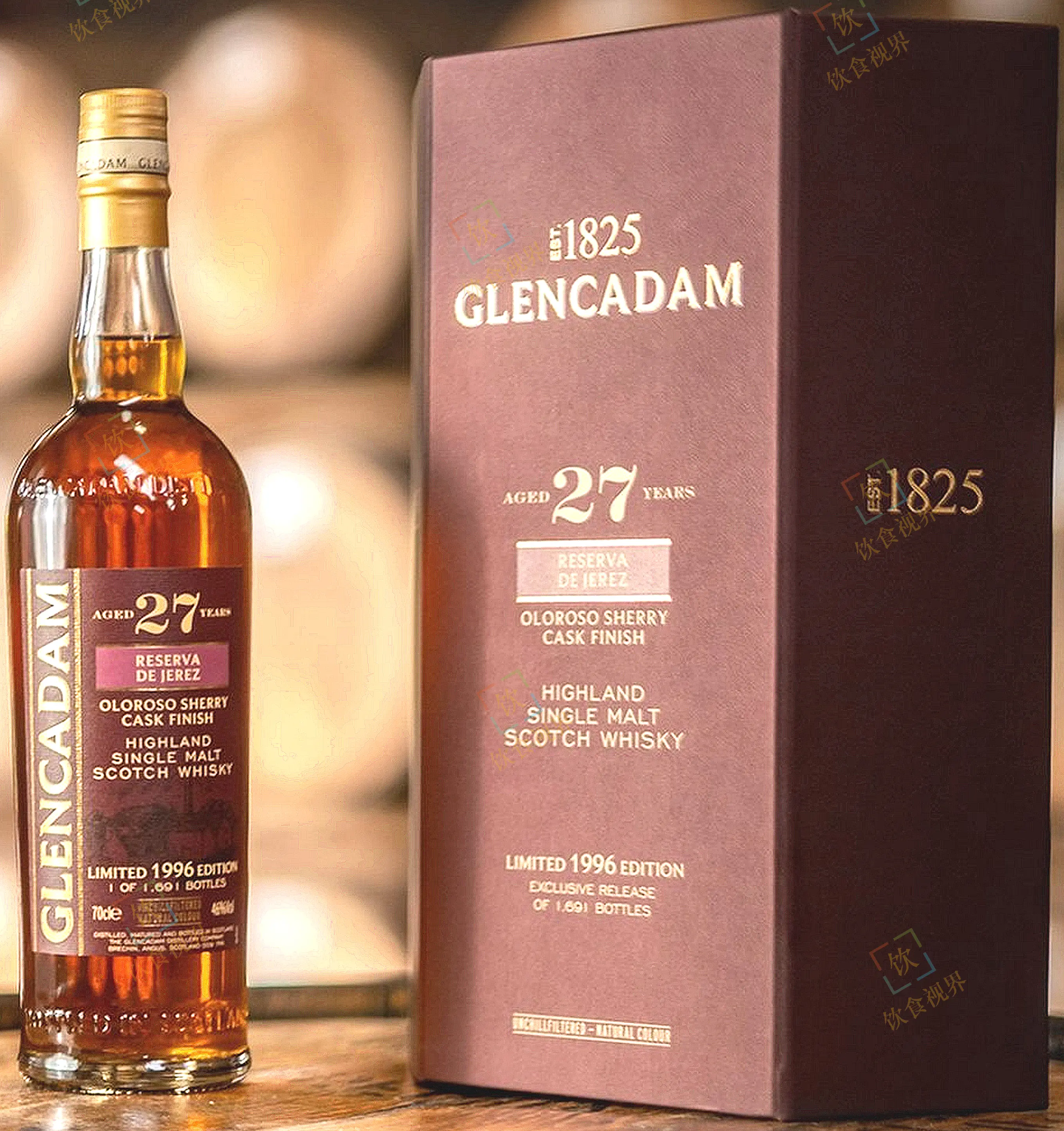 格兰卡登(glencadam)推出酒龄27年限量版威士忌