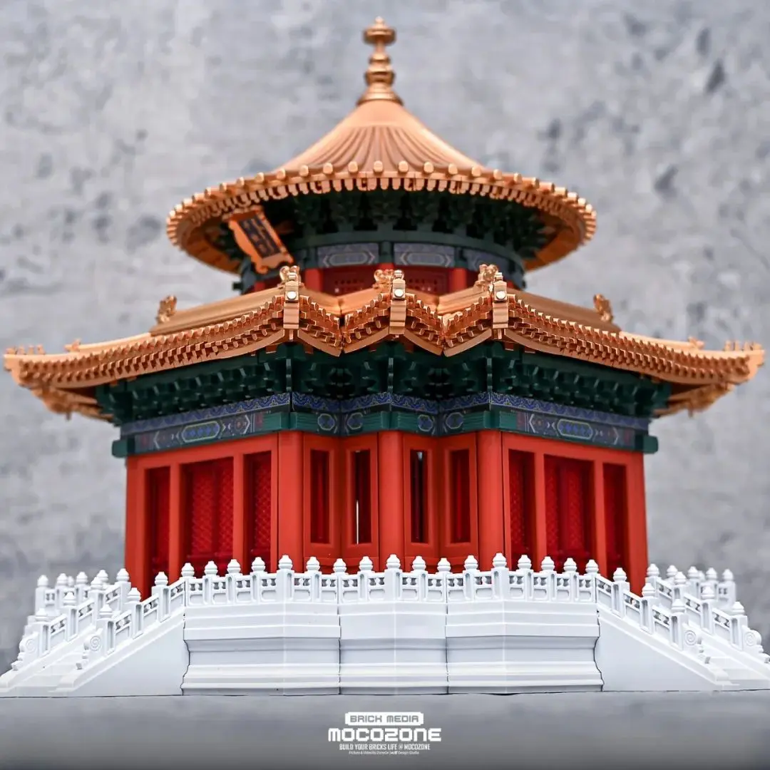 御花园千秋亭!中式榫卯积木太有感觉了!