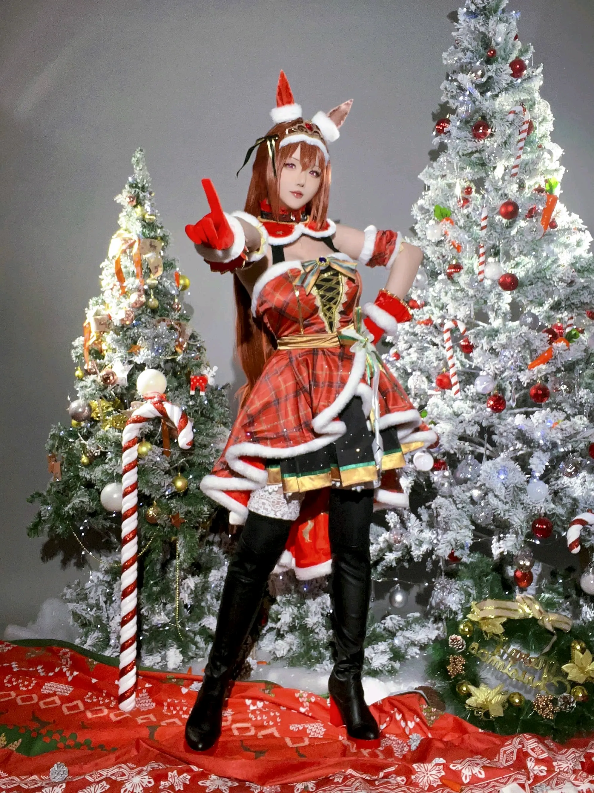 cos丨星之迟迟 - 赛马娘 大和赤骥 圣诞