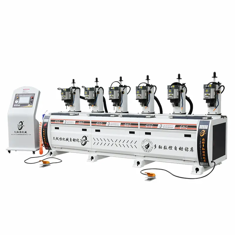 久枫恒地热空气太阳能新能源中央空调暖通设备铝合金多头数控钻床