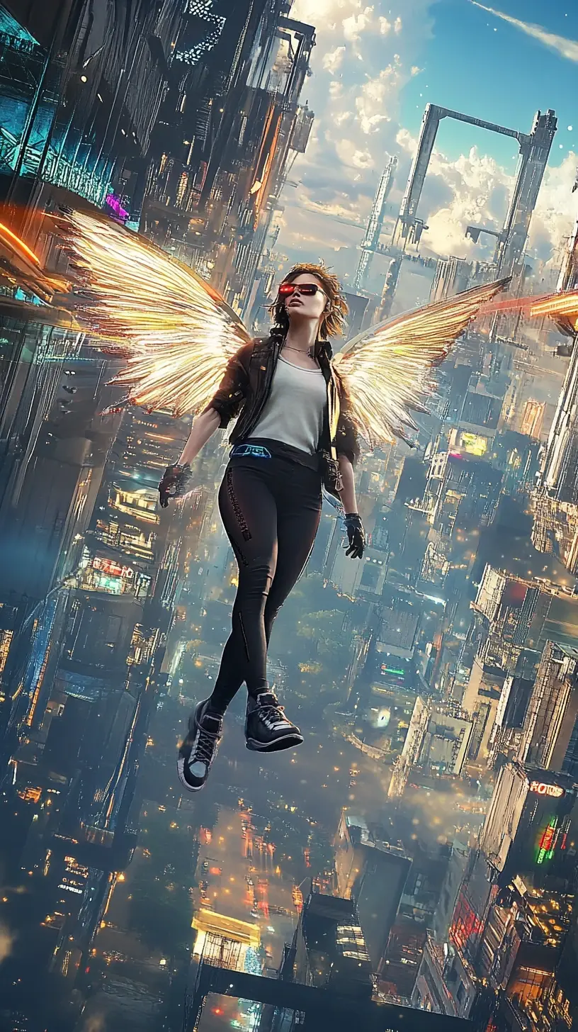 赛博朋克智能代步翅膀来了