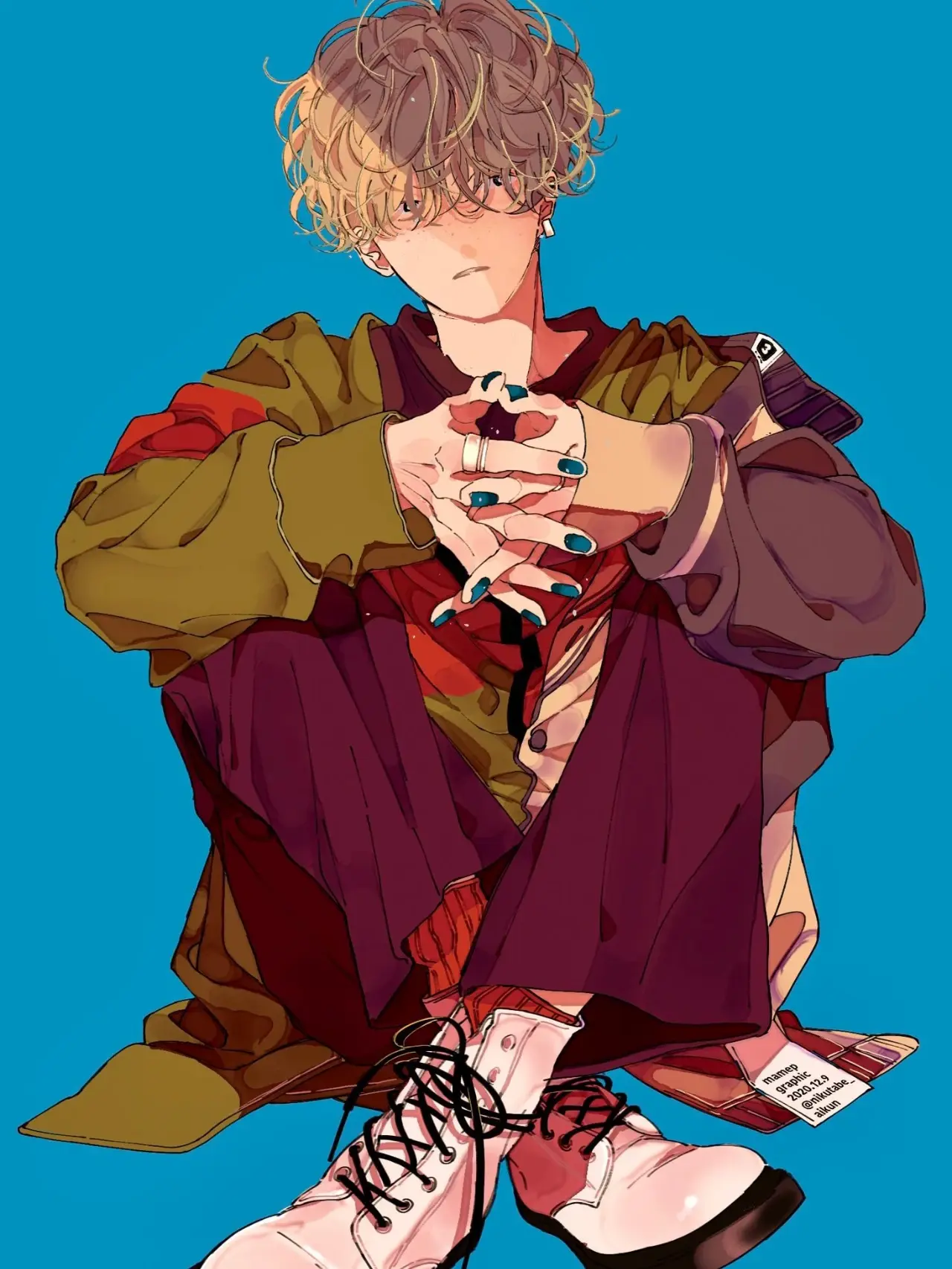 干净清爽的少年感插画