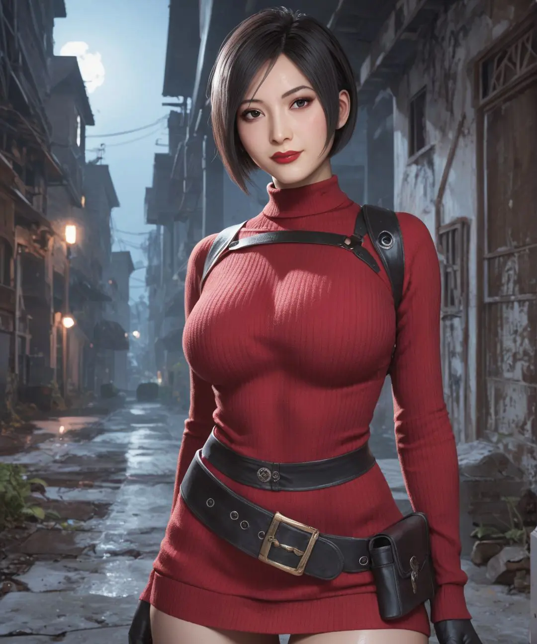 艾达王-生化危机(游戏女主ai精美重绘)