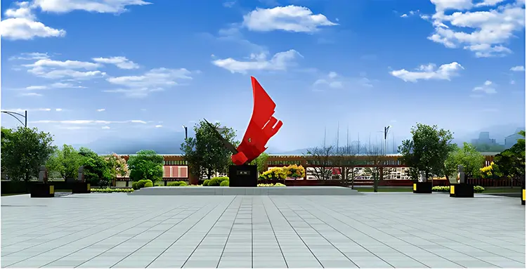 不再试简单的自然景观,而是赋予人的精神世界,赋予部队的优良传统和