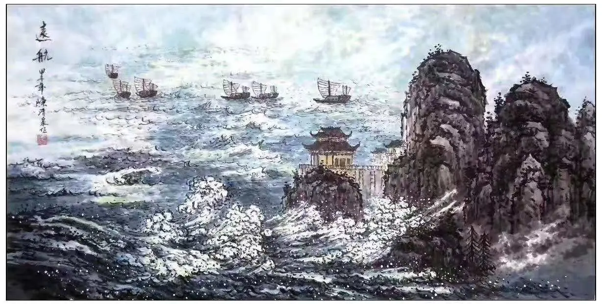 中央美术学院客座教授:殿堂艺术家 陈清泉山水国画作品