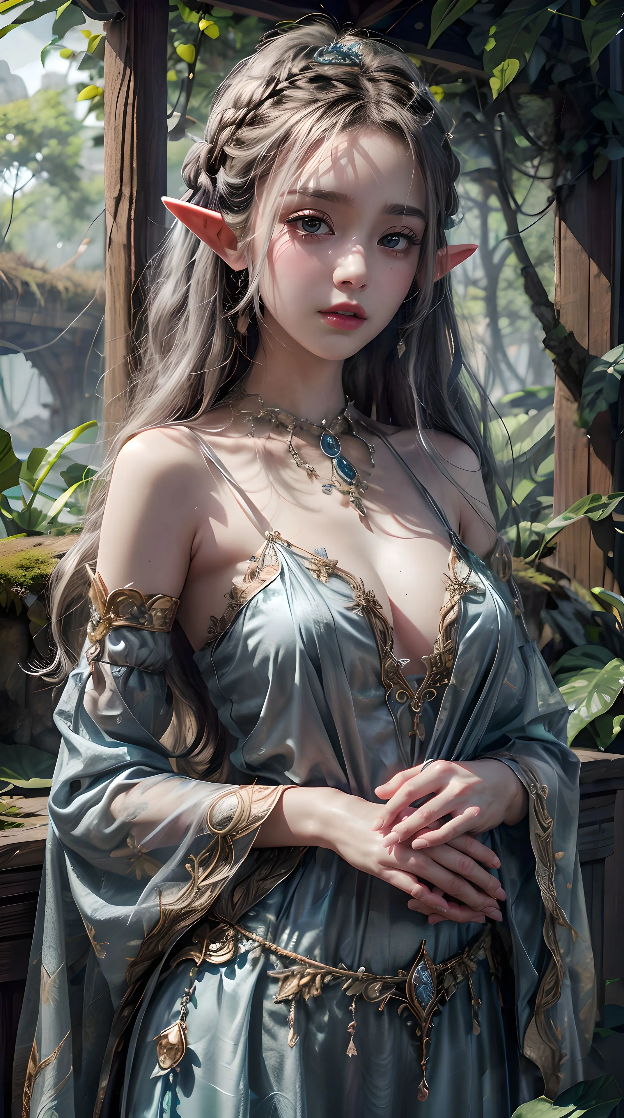 丛林中"精灵""美女"性感漂亮 - 哔哩哔哩