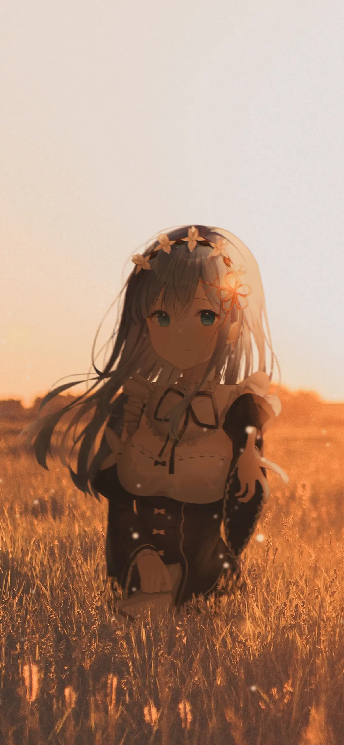 「壁纸/蕾姆」天空,大海,你我