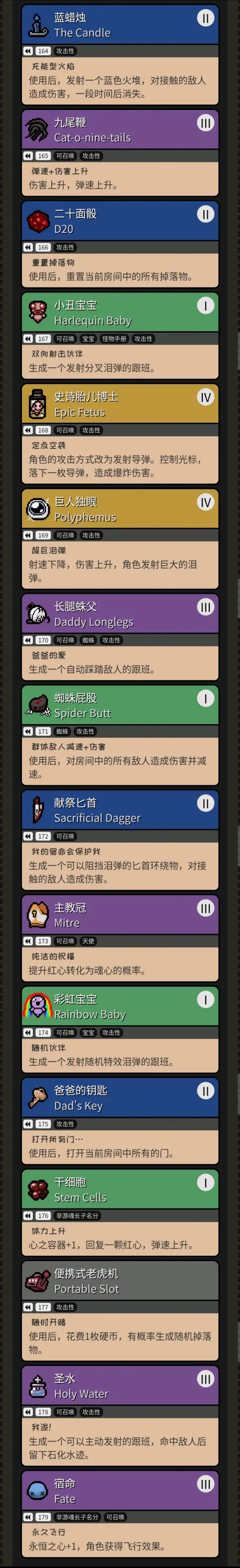 以撒的结合数值说明