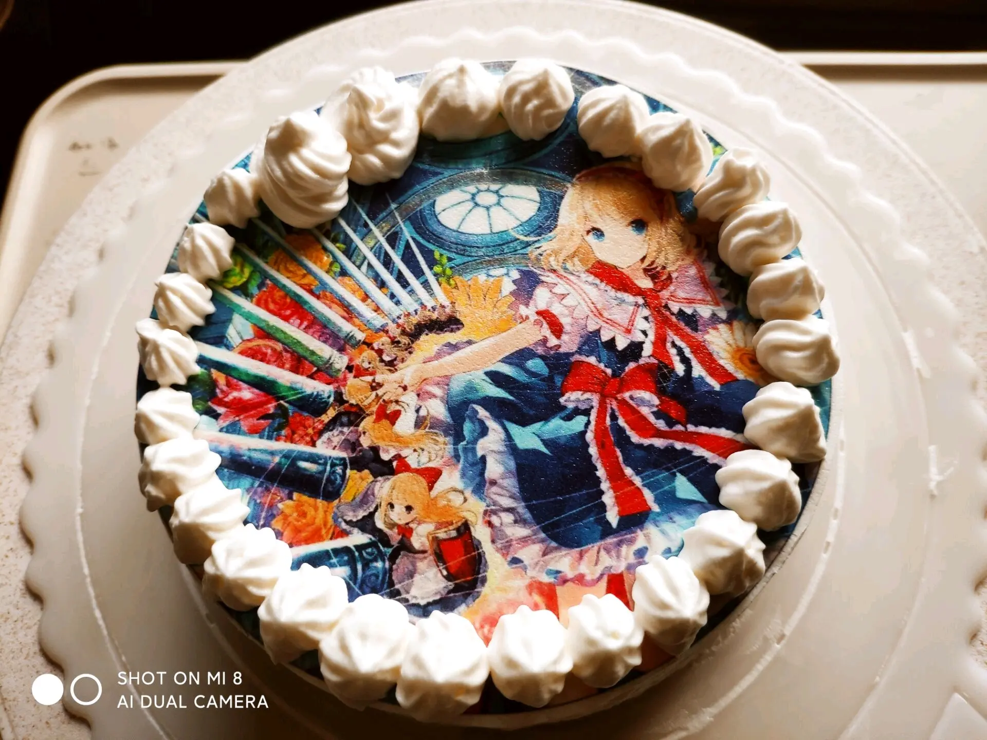 花一下午时间做了个爱丽丝蛋糕